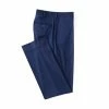Cheapest 🌟 Roundtree & Yorke TravelSmart Luxury Gabardine Ultimate Comfort Classic Fit Non-Iron Flat Front 👗 Dress Pants Blue ✨