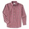 Hot Sale ✔️ Roundtree & Yorke Gold Label Long Sleeve Solid Checked Jaspe 👕 Shirt Light Blue 🛒
