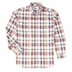 Best deal 🛒 Gold Label Roundtree & Yorke Long-Sleeve Large Plaid Sport 👕 Shirt Balsam 💯