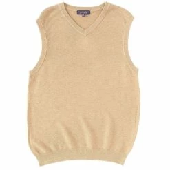 Wholesale 🛒 Roundtree & Yorke Solid V-Neckline Ottoman Vest Black 😍