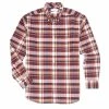 Budget ⌛ Gold Label Roundtree & Yorke Big & Tall Long-Sleeve Large Plaid Sport 👚 Shirt Wine ⭐