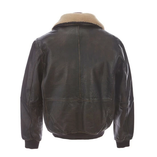 Buy ๐ Roundtree & Yorke Aviator Buffalo Bomber Jacket Black โ๏ธ - Image 2