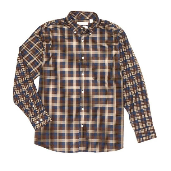 Cheap 🔔 Gold Label Roundtree & Yorke Big & Tall Long-Sleeve Gingham Print Sport 👚 Shirt Black 🛒 - Image 2