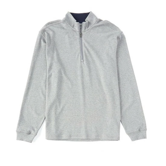 Best deal ๐ Roundtree & Yorke TravelSmart Long-Sleeve 1/4-Zip Pullover Khaki Heather ๐ฅ - Image 4