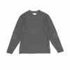 Deals 💯 Roundtree & Yorke Outdoors Long-Sleeve Pieced Crew Tee Rust Heather 👏
