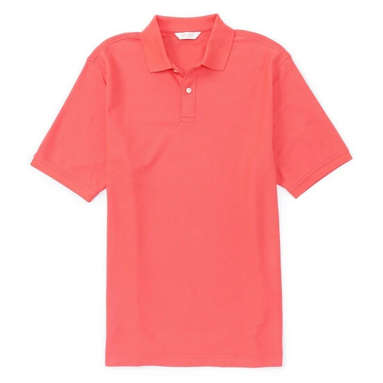 Wholesale π Roundtree & Yorke Gold Label Perfect Performance Short-Sleeve Solid Non-Iron Polo Dusty Cherry π€© - Image 2