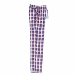 Outlet 🌟 Roundtree & Yorke Plaid Woven Pajama Pants Plum Berry 👍