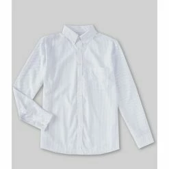 Discount 🔥 Roundtree & Yorke Gold Label Non-Iron Button Down Printed 👗 Dress 👚 Shirt White ⌛