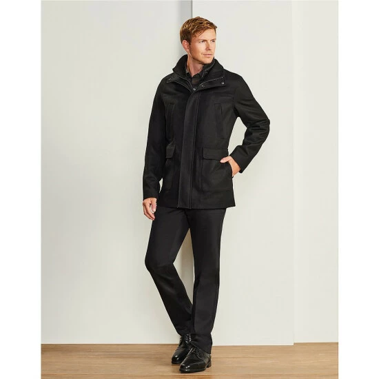 Top 10 🌟 Roundtree & Yorke TravelSmart CoreComfort Flat-Front Straight Fit Chino Pants Grey Smoke ✔️ - Image 4