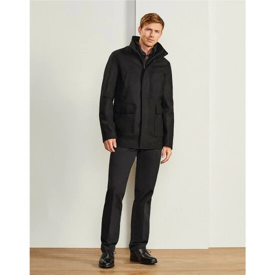 Top 10 🌟 Roundtree & Yorke TravelSmart CoreComfort Flat-Front Straight Fit Chino Pants Grey Smoke ✔️ - Image 5