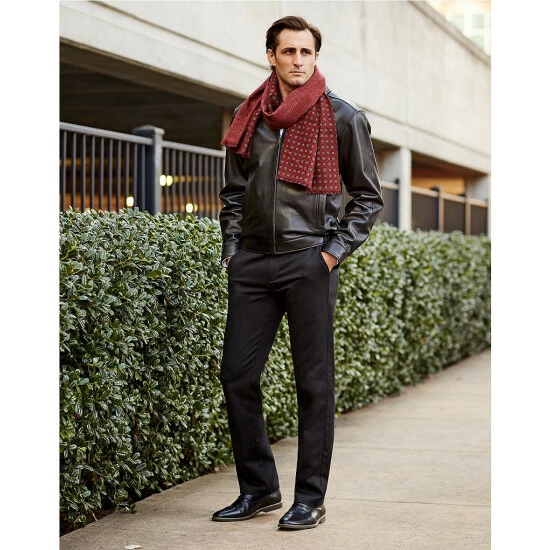 Top 10 🌟 Roundtree & Yorke TravelSmart CoreComfort Flat-Front Straight Fit Chino Pants Grey Smoke ✔️ - Image 6