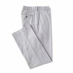 Wholesale 🧨 Roundtree & Yorke TravelSmart CoreComfort Flat-Front Classic Fit Chino Pants Grey Heather 👍