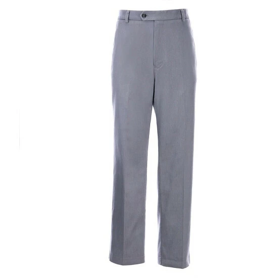 Wholesale ๐งจ Roundtree & Yorke TravelSmart CoreComfort Flat-Front Classic Fit Chino Pants Grey Heather ๐ - Image 2