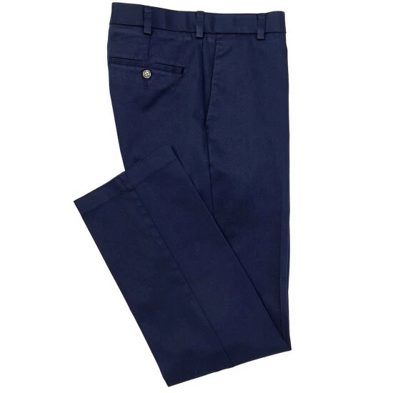 Top 10 🌟 Roundtree & Yorke TravelSmart CoreComfort Flat-Front Straight Fit Chino Pants Grey Smoke ✔️ - Image 9