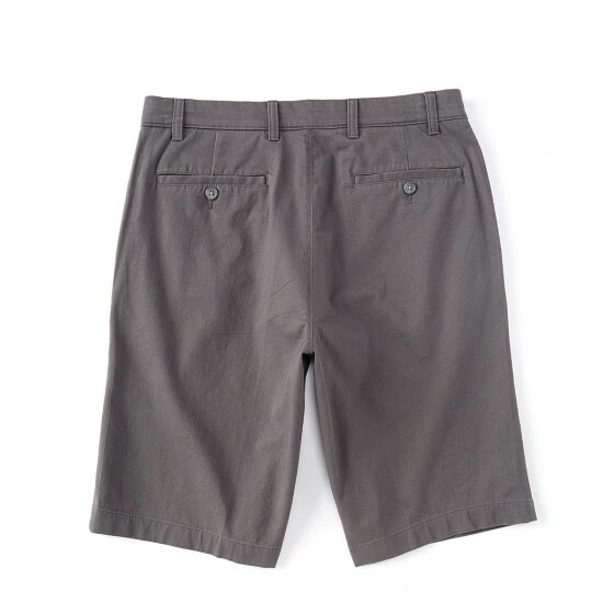 Flash Sale 💯 Roundtree & Yorke 11#double; Inseam Flat-Front Stretch Washed Chino Shorts Peach 🤩 - Image 2