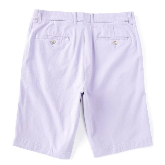 Flash Sale 💯 Roundtree & Yorke 11#double; Inseam Flat-Front Stretch Washed Chino Shorts Peach 🤩 - Image 6