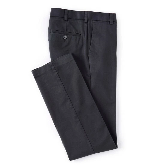Top 10 🌟 Roundtree & Yorke TravelSmart CoreComfort Flat-Front Straight Fit Chino Pants Grey Smoke ✔️ - Image 10