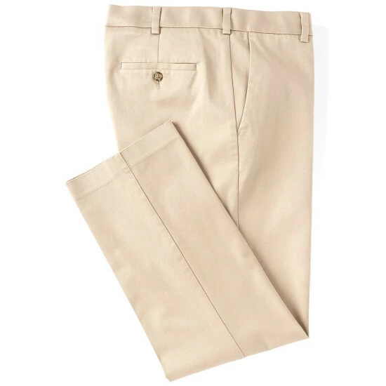 Top 10 🌟 Roundtree & Yorke TravelSmart CoreComfort Flat-Front Straight Fit Chino Pants Grey Smoke ✔️ - Image 11