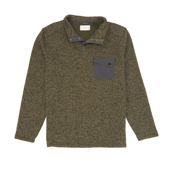 Best reviews of 🌟 Roundtree & Yorke Outdoors Long-Sleeve Fleece Quarter-Snap Pullover Red Heather 🎁 - Image 3