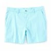 Flash Sale 🎉 Roundtree & Yorke 5#double; Inseam Flat-Front Washed Chino Short Sky Blue ⭐