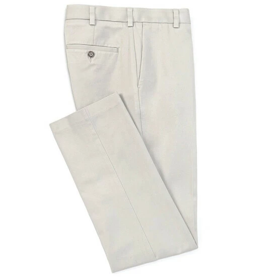 Top 10 🌟 Roundtree & Yorke TravelSmart CoreComfort Flat-Front Straight Fit Chino Pants Grey Smoke ✔️ - Image 13