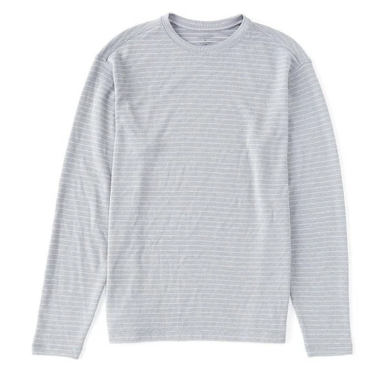 Best deal 😉 Roundtree & Yorke Long Sleeve Stripe Crew Crown Blue ✨ - Image 4