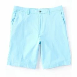 Discount 👏 Roundtree & Yorke Big & Tall 9#double; And 11#double; Inseam Flat-Front Washed Chino Shorts White 👏