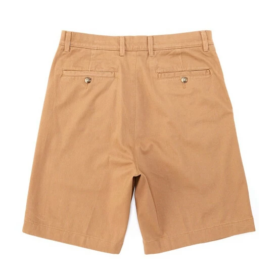 Coupon ๐คฉ Roundtree & Yorke 9#double; Inseam Pleated Wash Chino Shorts Dark Navy ๐ - Image 4