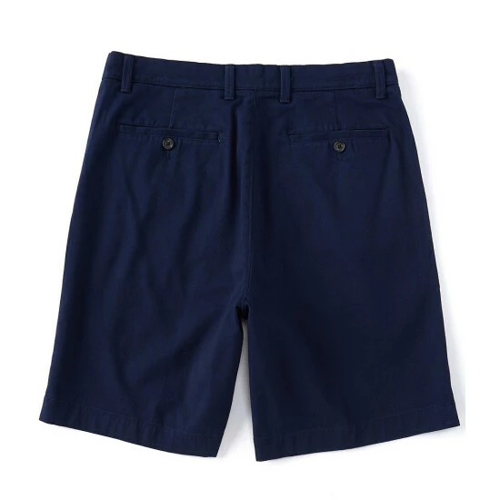 Coupon ๐คฉ Roundtree & Yorke 9#double; Inseam Pleated Wash Chino Shorts Dark Navy ๐ - Image 6