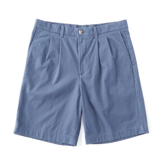 Coupon ๐คฉ Roundtree & Yorke 9#double; Inseam Pleated Wash Chino Shorts Dark Navy ๐ - Image 7