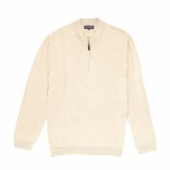 Buy 🎁 Roundtree & Yorke Big & Tall Long-Sleeve Solid Quarter-Zip Pullover Black 😍