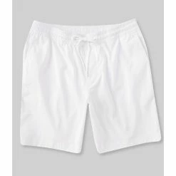 Best Pirce 🔥 Roundtree & Yorke 7#double; Inseam Drawstring Pull On Shorts White ⌛