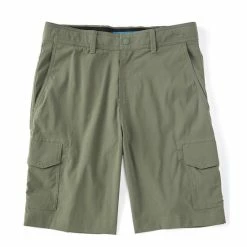 Discount 👍 Roundtree & Yorke 9#double; Inseam Cargo Performance Shorts Black 😍