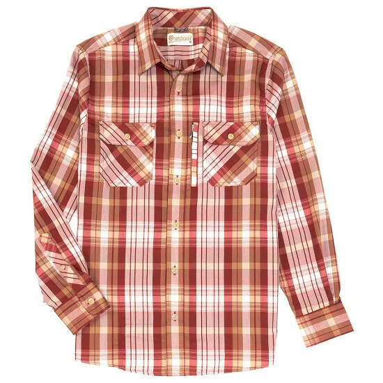 Buy โ๏ธ Roundtree & Yorke Outdoor Long Sleeve Plaid Flannel ๐ Shirt Black Forest ๐ - Image 4