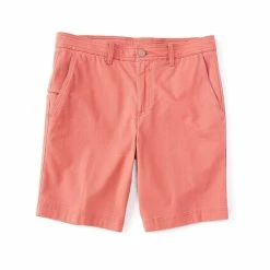 Cheap 💯 Roundtree & Yorke 9#double; Inseam Flat Front With Tech Pocket Shorts Vintage Berry 🥰