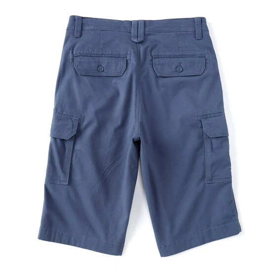 New ๐ฅฐ Roundtree & Yorke 13#double; Inseam Wash Cargo Shorts Silver Cloud โ๏ธ - Image 6