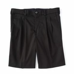Hot Sale ✔️ Roundtree & Yorke TravelSMART 8#double; Inseam Pleated Shorts Stone ✔️