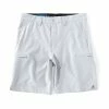 Deals ✨ Roundtree & Yorke 9#double; Inseam Side Zip Performance Shorts Light Grey 🥰