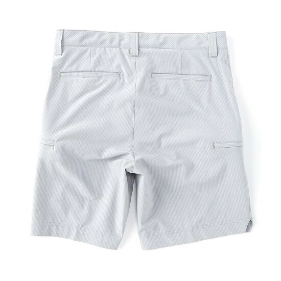 Deals โจ Roundtree & Yorke 9#double; Inseam Side Zip Performance Shorts Light Grey ๐ฅฐ - Image 2