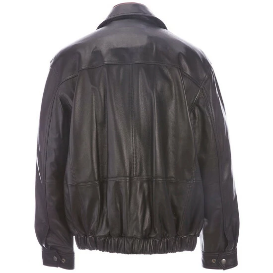 Flash Sale ๐ Roundtree & Yorke Lamb Bomber Jacket Black ๐คฉ - Image 2