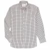 Coupon 😉 Roundtree & Yorke Gold Label Big & Tall Long Sleeve Checked Button Down Collar 👕 Shirt White 🌟