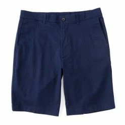 Wholesale ✔️ Roundtree & Yorke 9#double; Inseam Flat-Front Washed Chino Shorts Indigo 😍