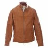 Best Pirce 😍 Roundtree & Yorke Burnished Lamb Moto Jacket Cognac 🥰