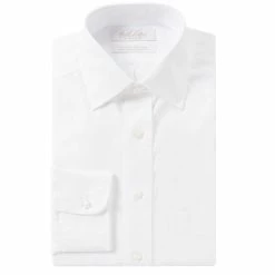 Top 10 🧨 Gold Label Roundtree & Yorke Non-Iron Fitted Spread-Collar Solid 👗 Dress 👚 Shirt White 🛒