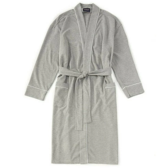 Flash Sale π Roundtree & Yorke Solid Waffle Kimono Robe Dark Navy π - Image 2