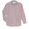 Cheapest 🌟 Roundtree & Yorke Gold Label Big & Tall Long Sleeve Multi Gingham Button Down Collar 👚 Shirt Cadet Blue 😀