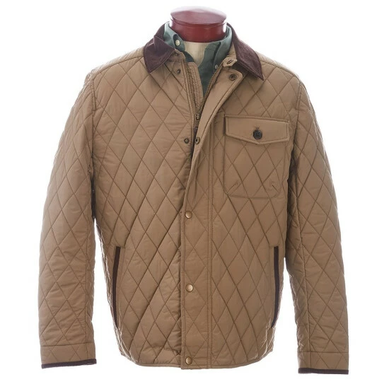 Best reviews of ๐ฅ Roundtree & Yorke Diamond Quilted ๐ Shirt Jacket Khaki ๐ฏ