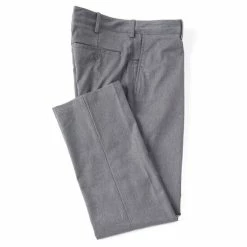 Buy 😍 Roundtree & Yorke Flat Front Heathered Performance Chino Pants Navy Heather ✨