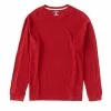 Coupon 🌟 Roundtree & Yorke Big & Tall Long Sleeve Crew Rice Knit Lounge Pullover Deep Red 🔔