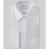 Wholesale ⭐ Gold Label Roundtree & Yorke Non-Iron Slim Fit Point Collar Solid 👗 Dress 👚 Shirt With French Cuffs White ❤️